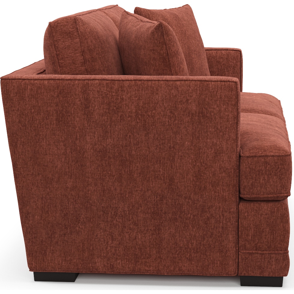 pembroke orange loveseat   