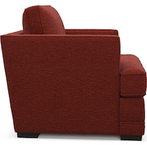 pembroke red accent chair   