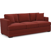 pembroke red sofa   