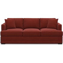 pembroke red sofa   