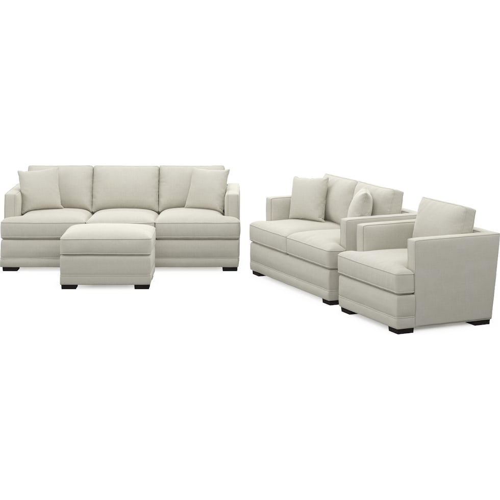pembroke white  pc living room   