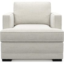 pembroke white accent chair   