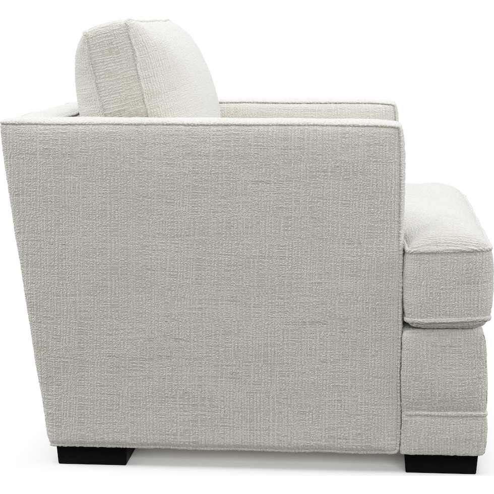 pembroke white accent chair   