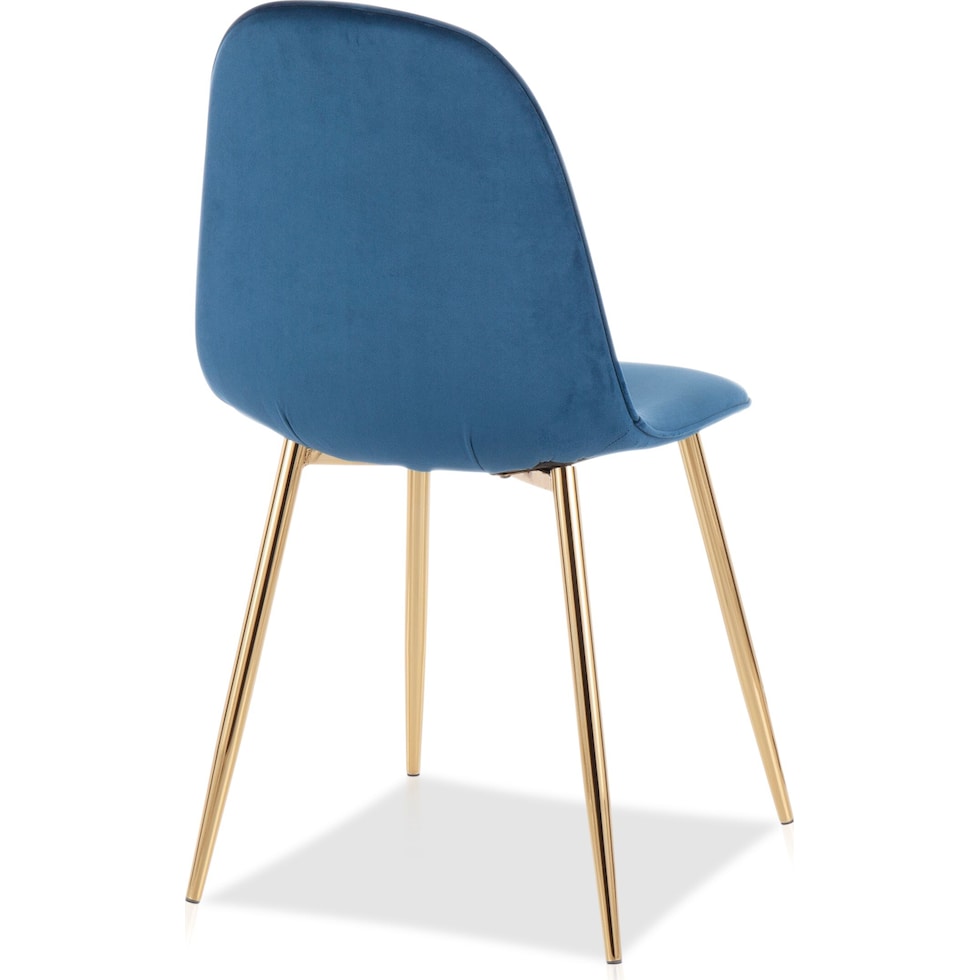 penny blue dining chair   