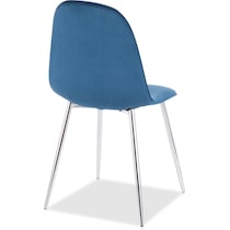 penny blue dining chair   