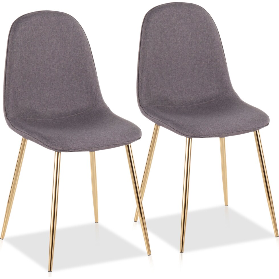 penny gray dining chair   