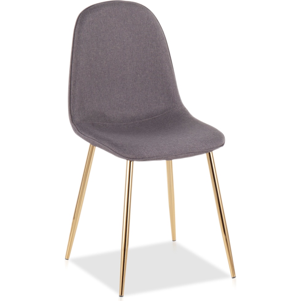 penny gray dining chair   