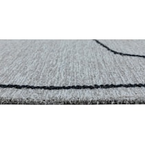 penrose natural black area rug  x    