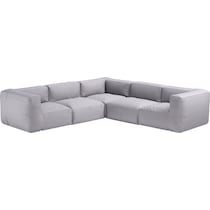 pensacola gray outdoor armless chair   