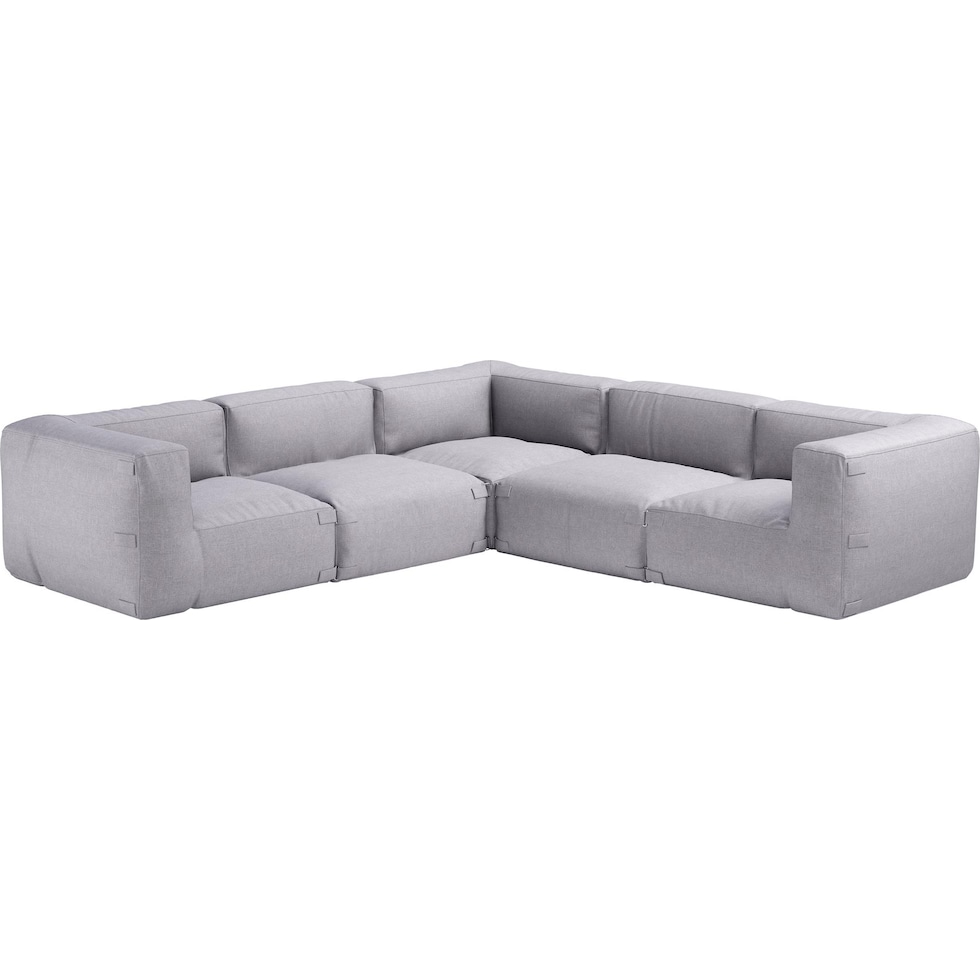 pensacola gray outdoor armless chair   