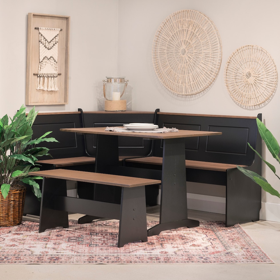 pent black corner nook   