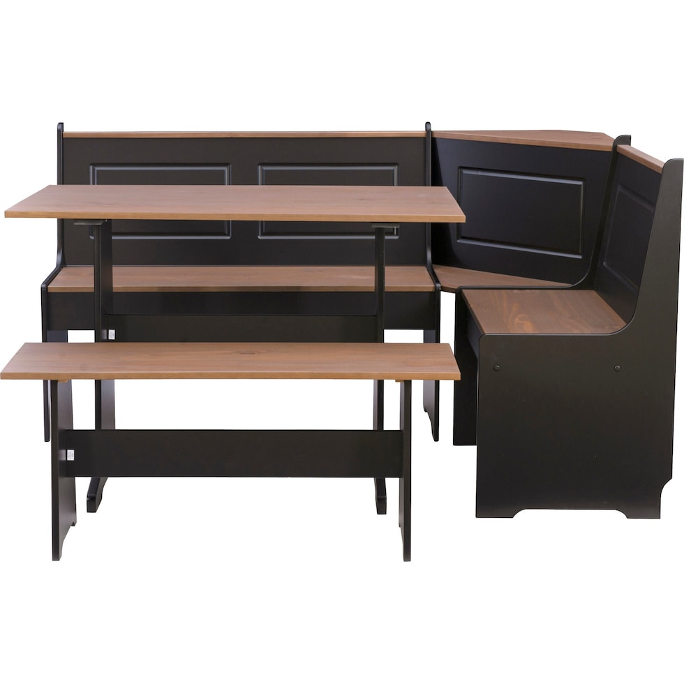 pent black corner nook   