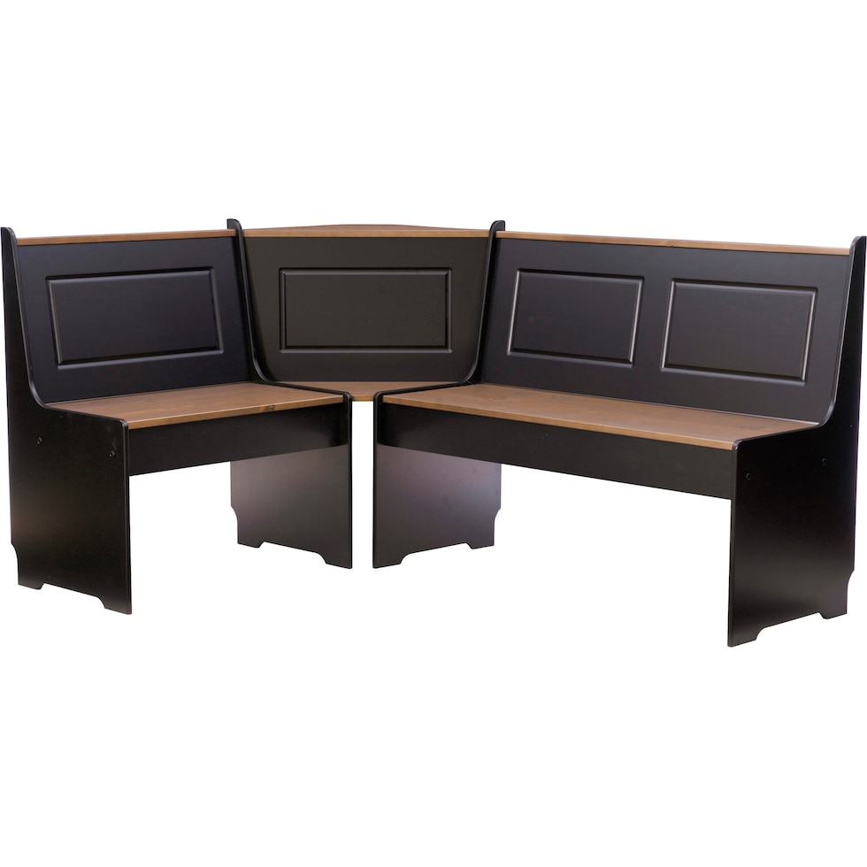 pent black corner nook   