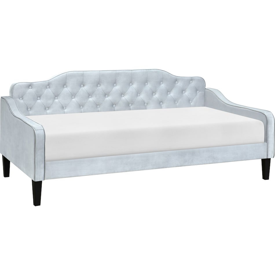 peony gray twin daybed   