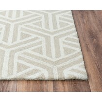 percy white area rug  x    