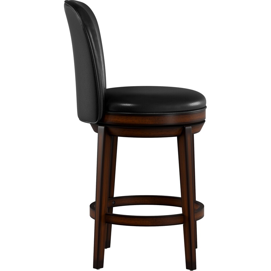 periphia dark brown counter height stool   