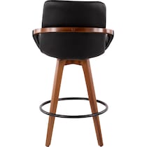 perkins black counter height stool   