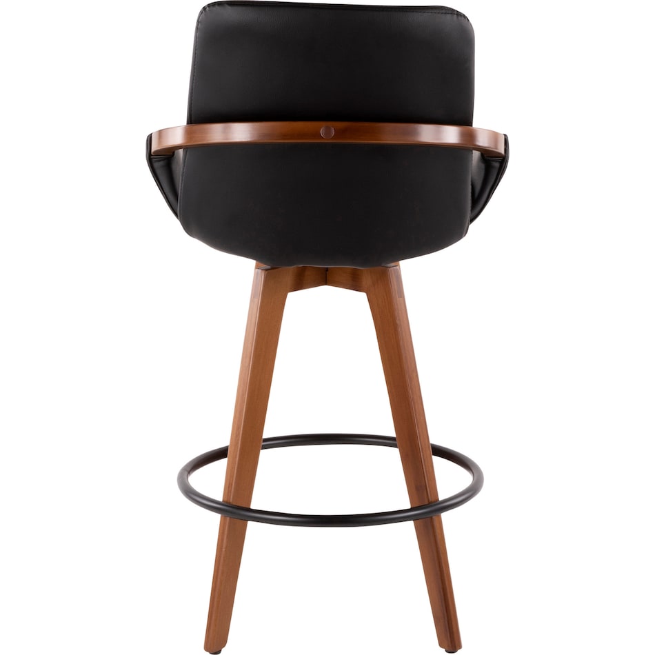 perkins black counter height stool   
