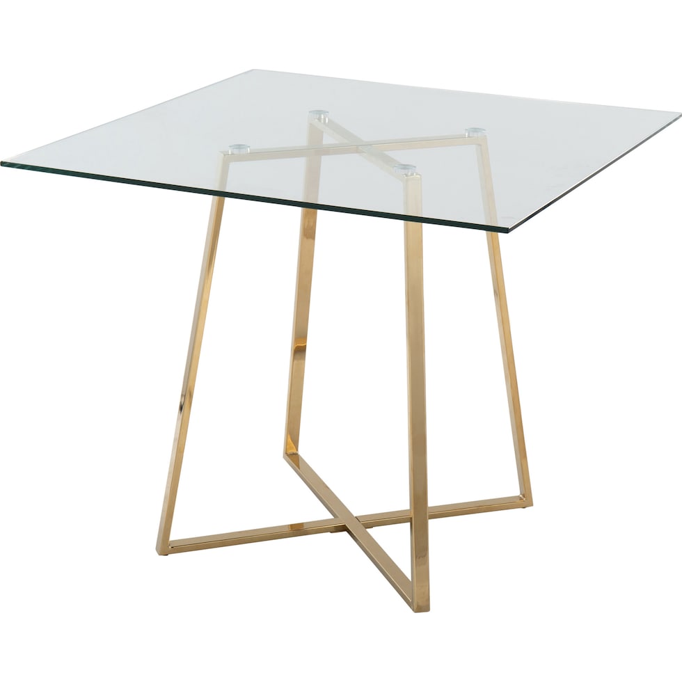 perkins gold dining table   