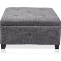 perris gray ottoman   