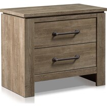 perry light brown nightstand   