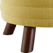 persephone yellow ottoman   