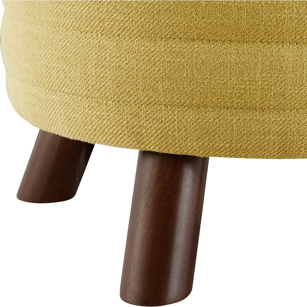 persephone yellow ottoman   
