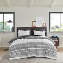 persia gray full queen bedding set   