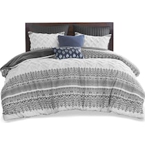 persia gray full queen bedding set   