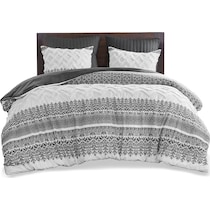persia gray full queen bedding set   