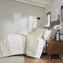 persia light brown king california king bedding set   