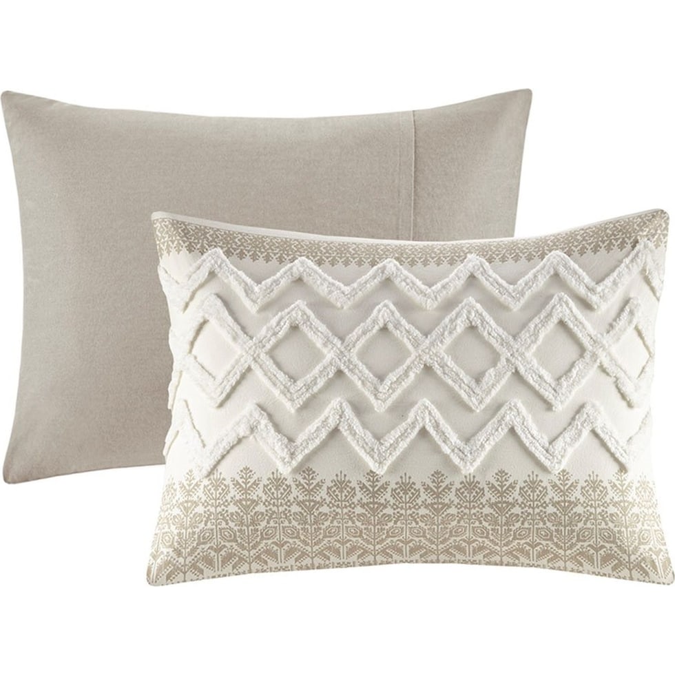 persia light brown king california king bedding set   
