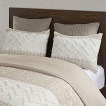 persia light brown king california king bedding set   