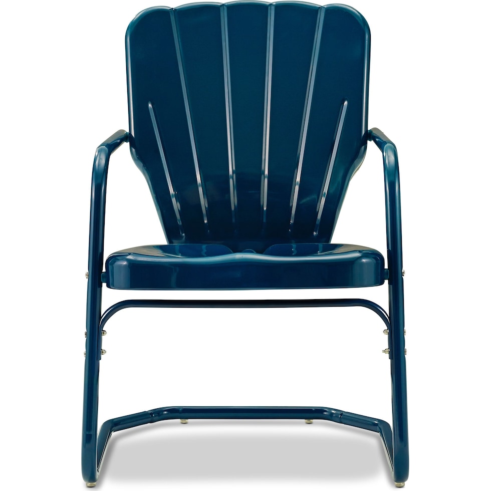 petal blue outdoor chair set   
