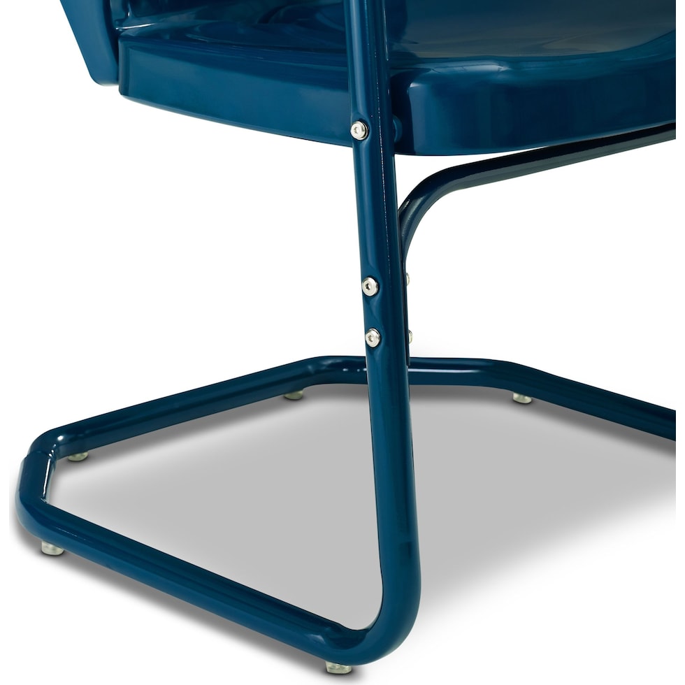 petal blue outdoor chair set   