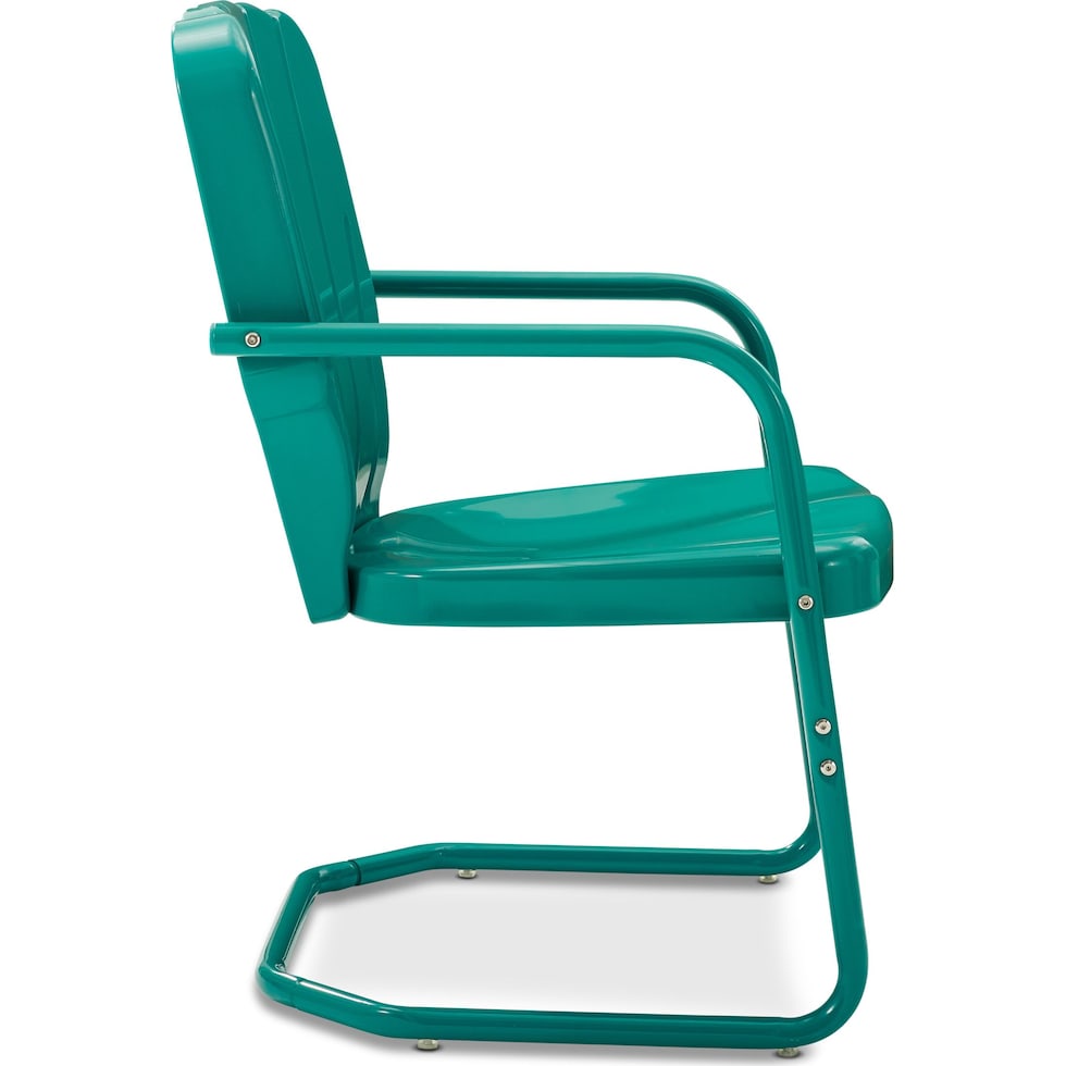 petal blue outdoor chair set   