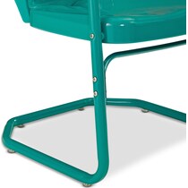 petal blue outdoor chair set   