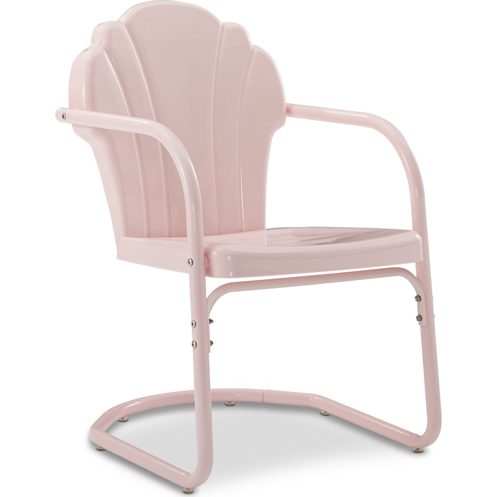 petal pink outdoor chair   