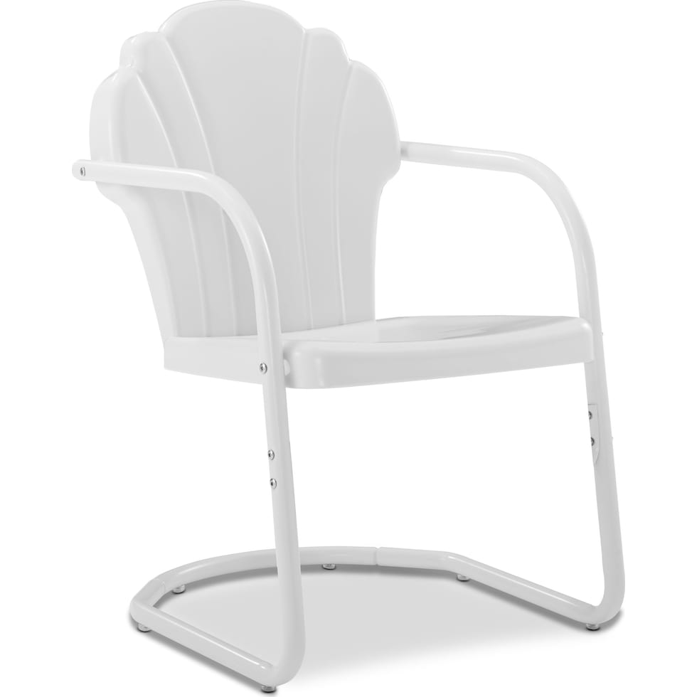 petal white outdoor chair   