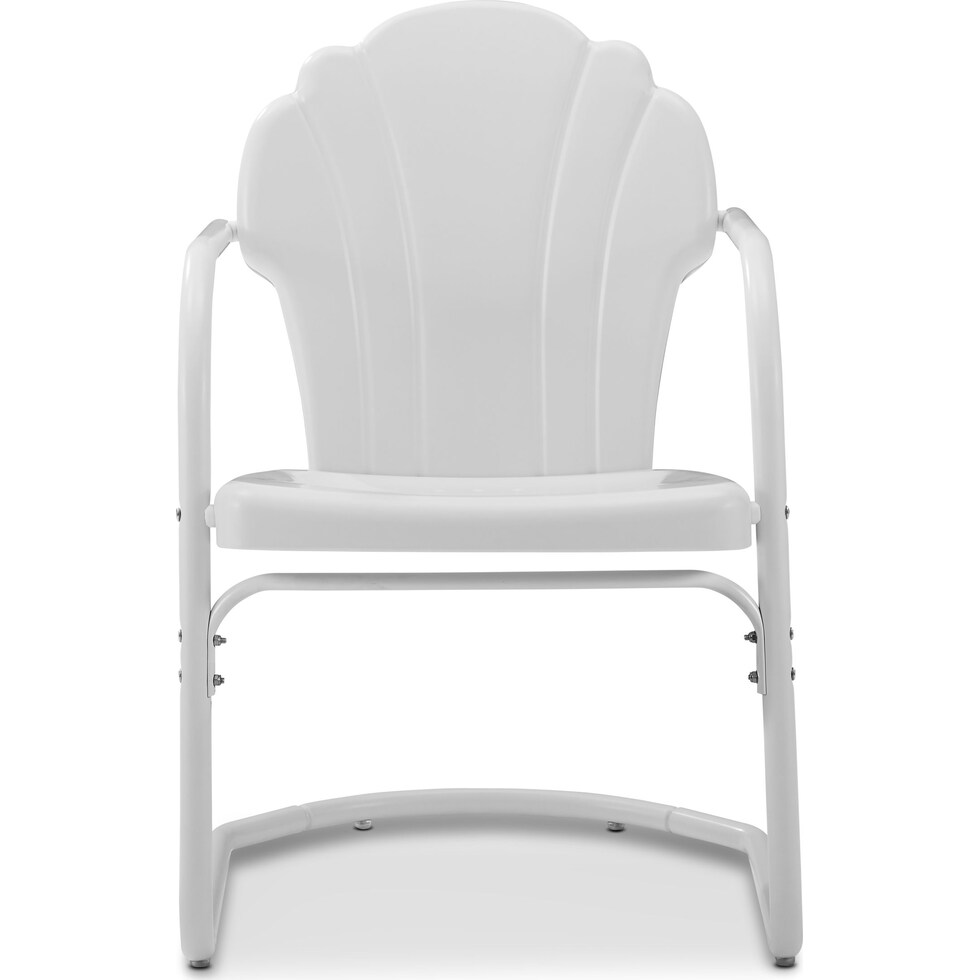 petal white outdoor chair   