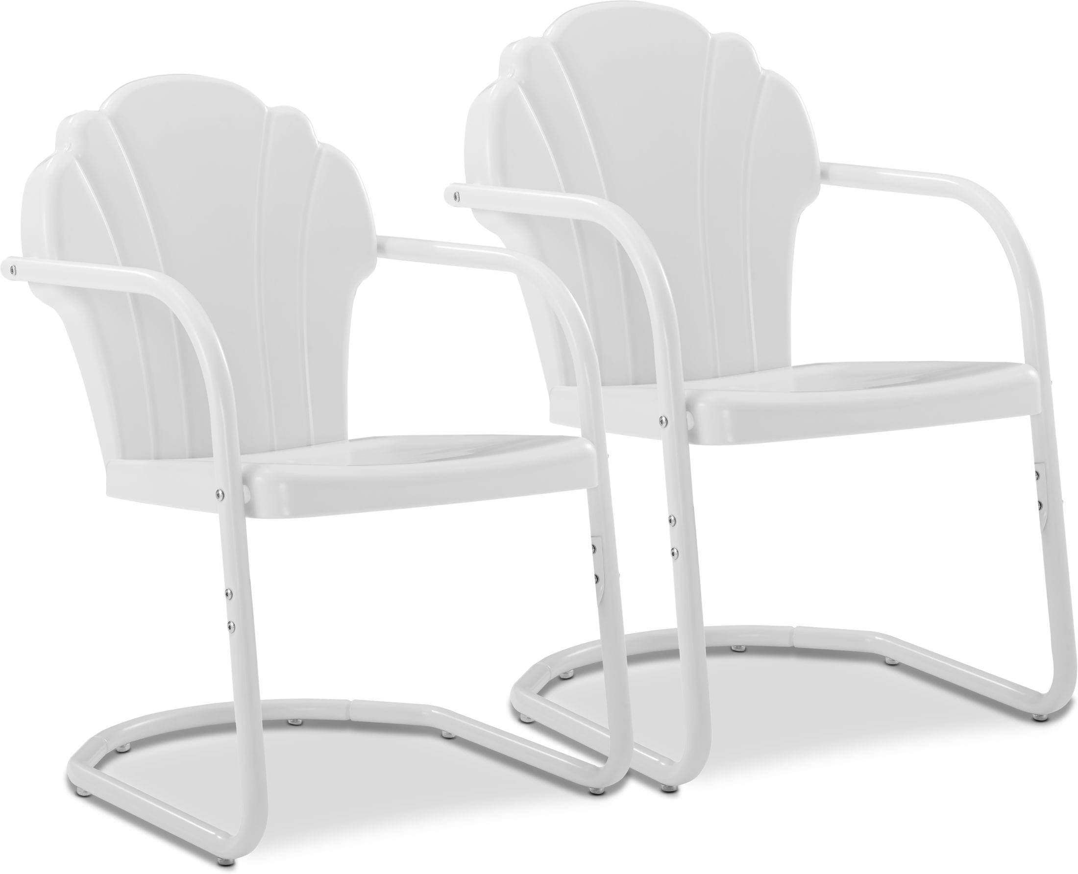 Petal Retro Set of 2 Outdoor Chairs American Signature Furniture