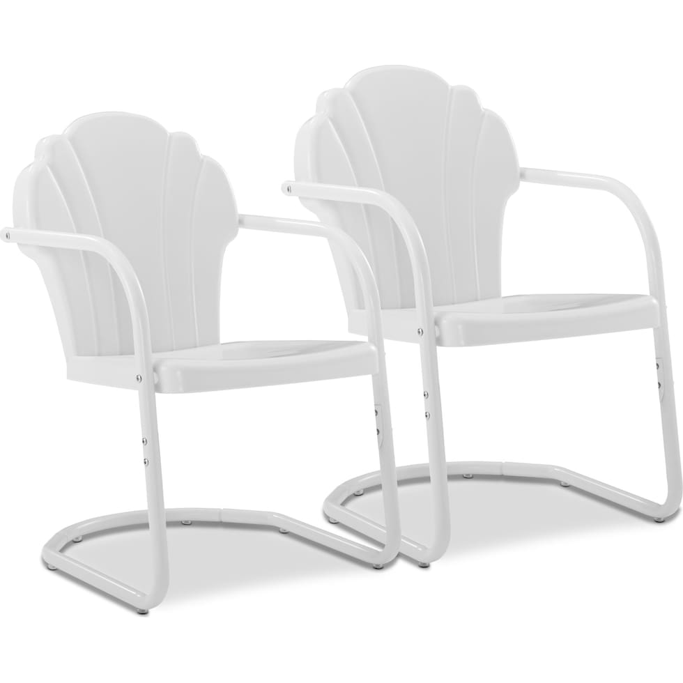 petal white outdoor chair   