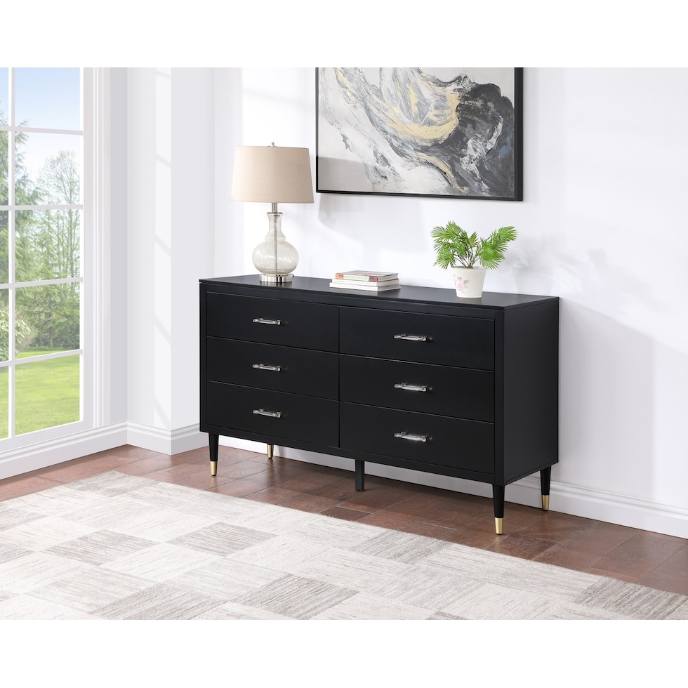 phaedra black dresser   