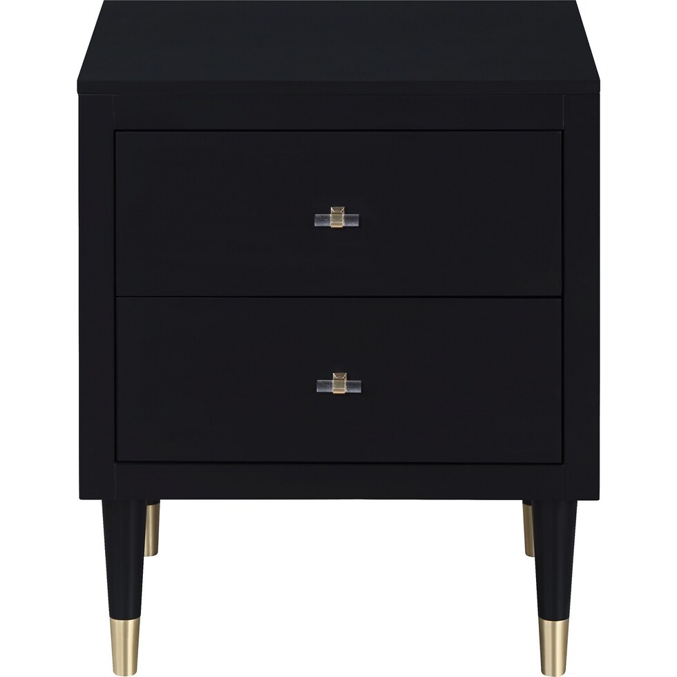 phaedra black nightstand   