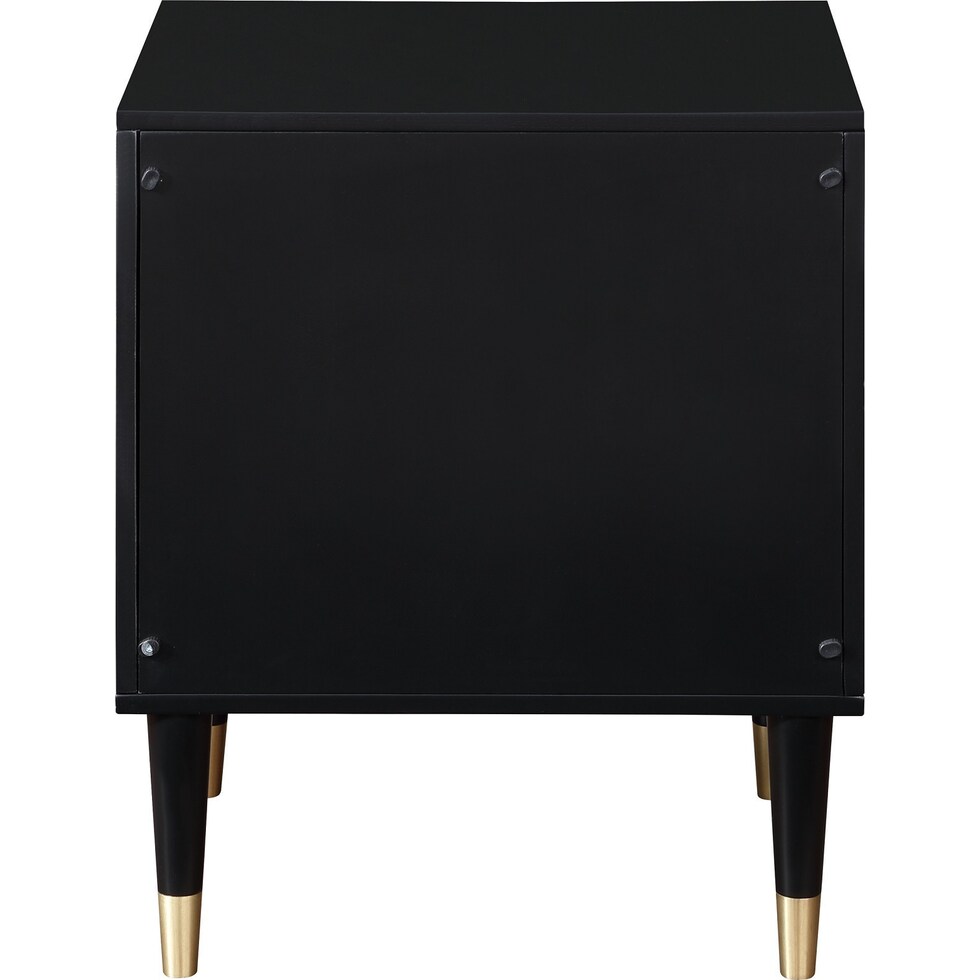 phaedra black nightstand   
