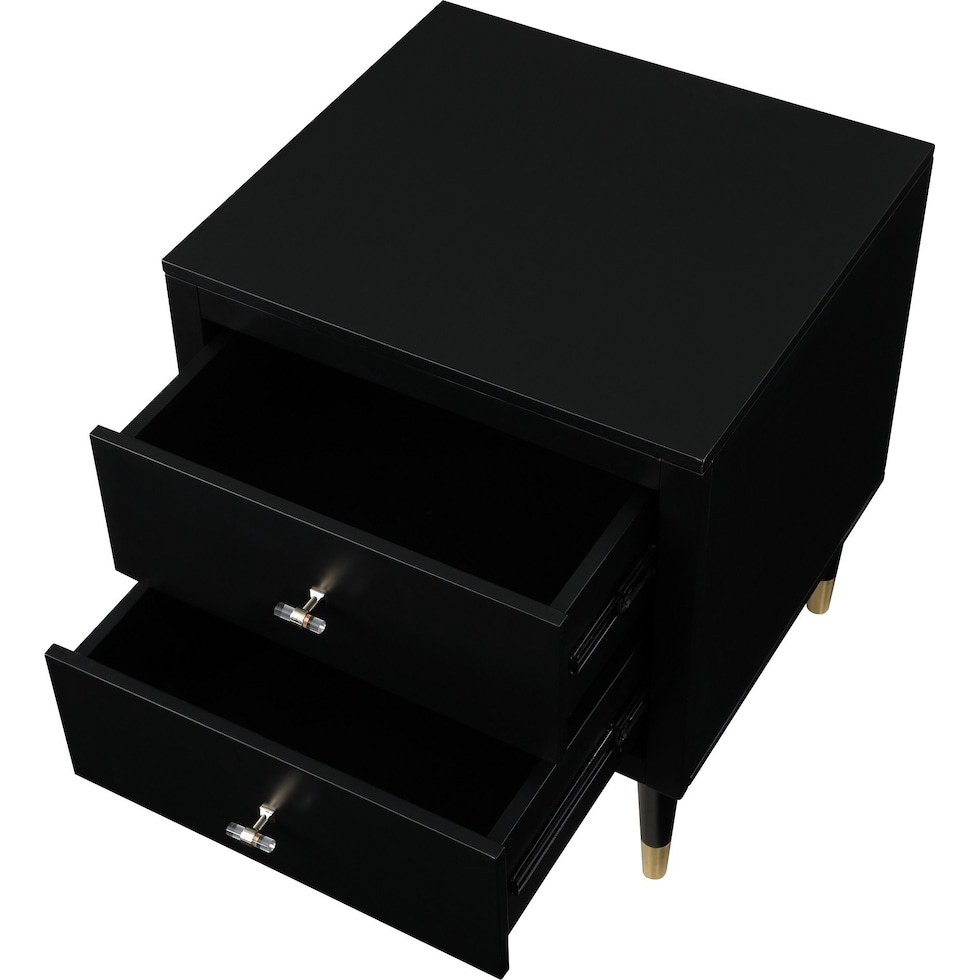 phaedra black nightstand   