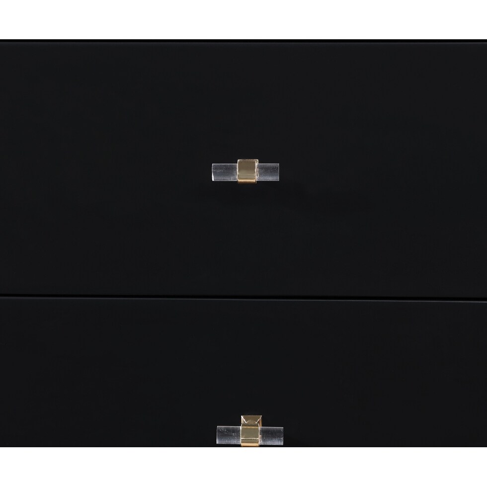 phaedra black nightstand   
