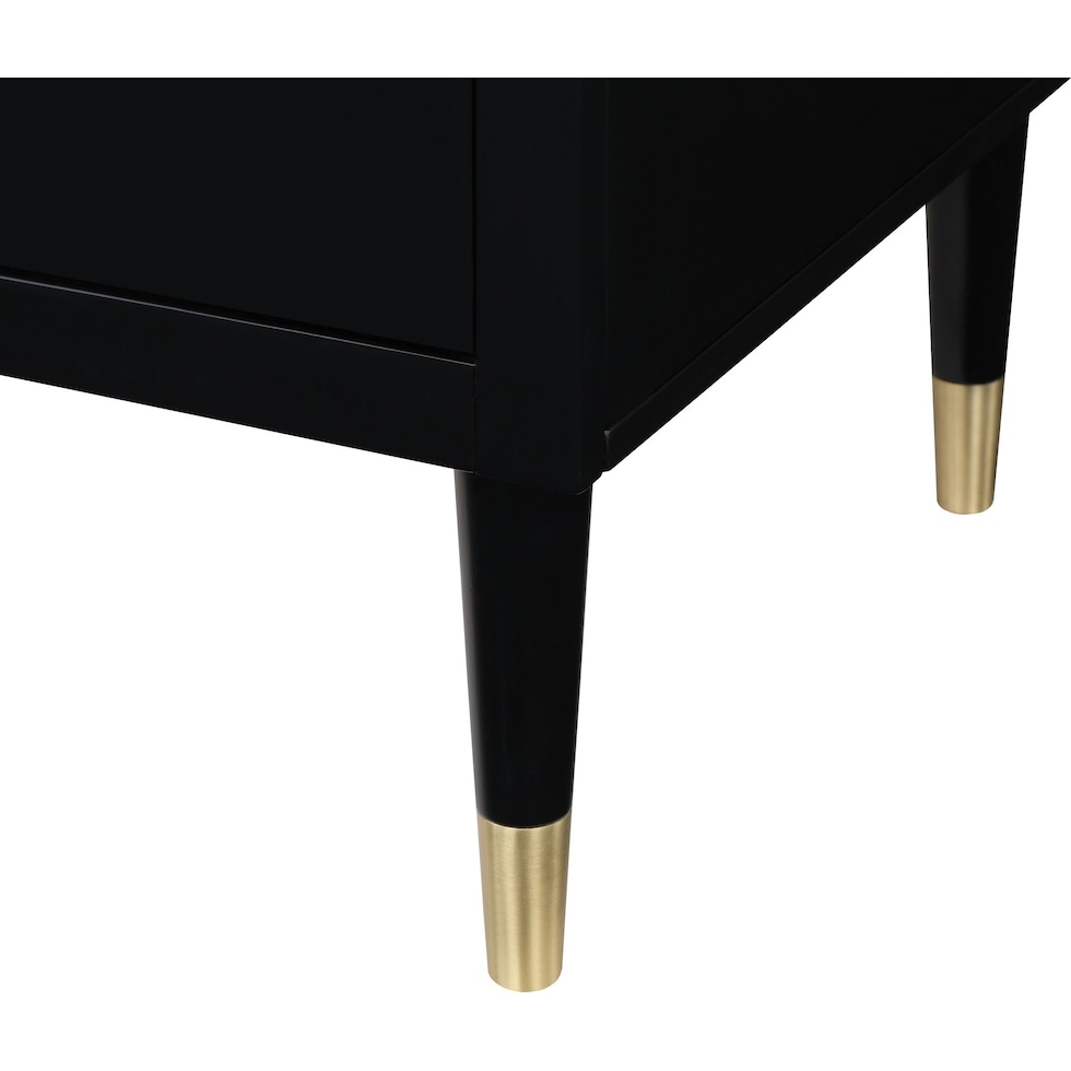 phaedra black nightstand   