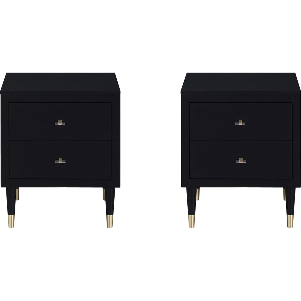 phaedra black nightstand   