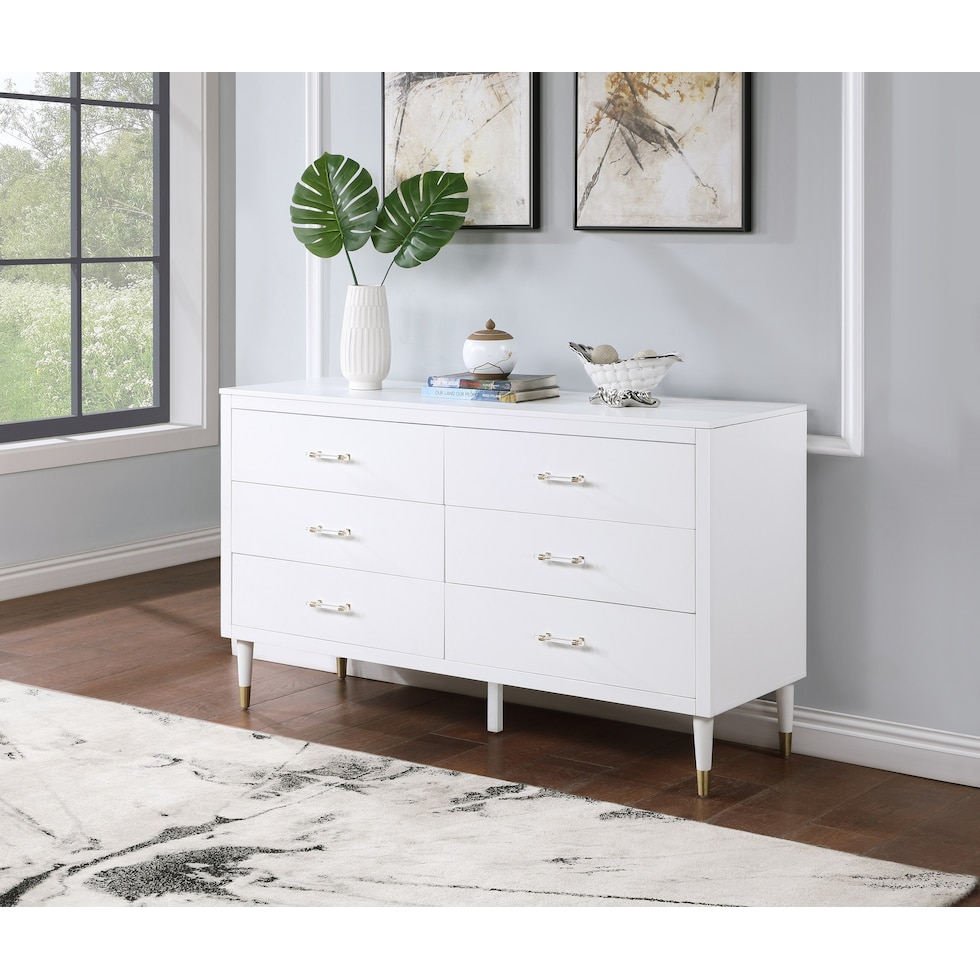 phaedra white dresser   